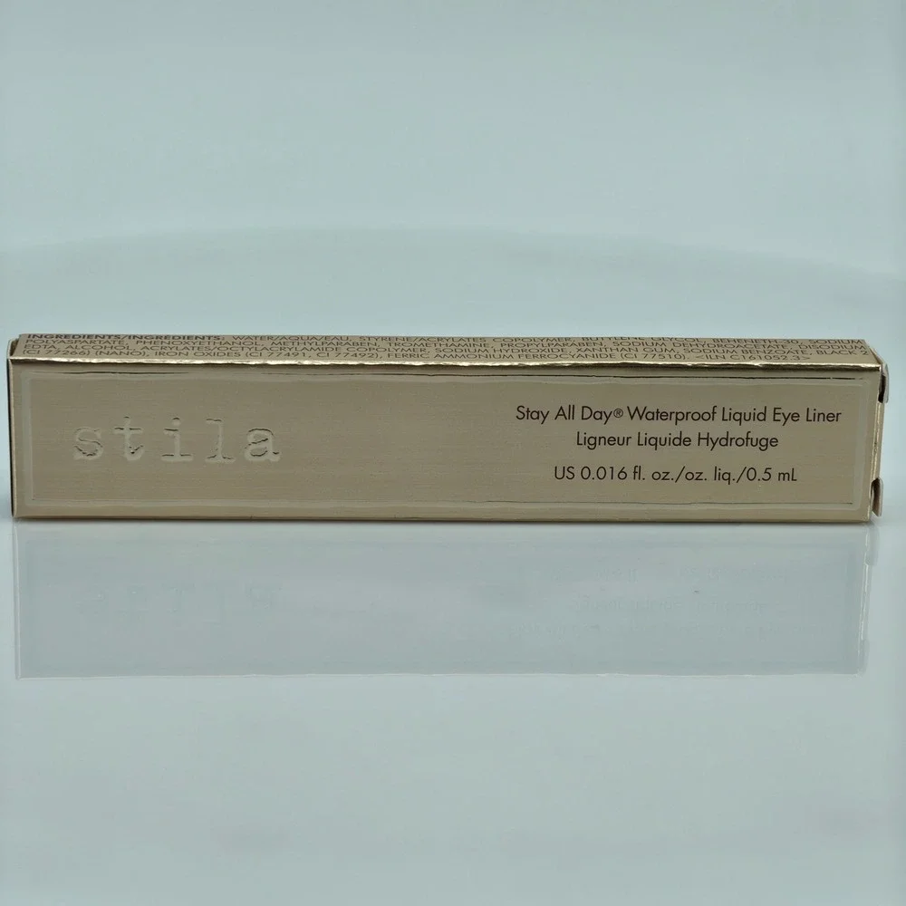 Stila Stay All Day Waterproof Liquid Eye Liner Dark Brown 0.016 fl oz New in Box